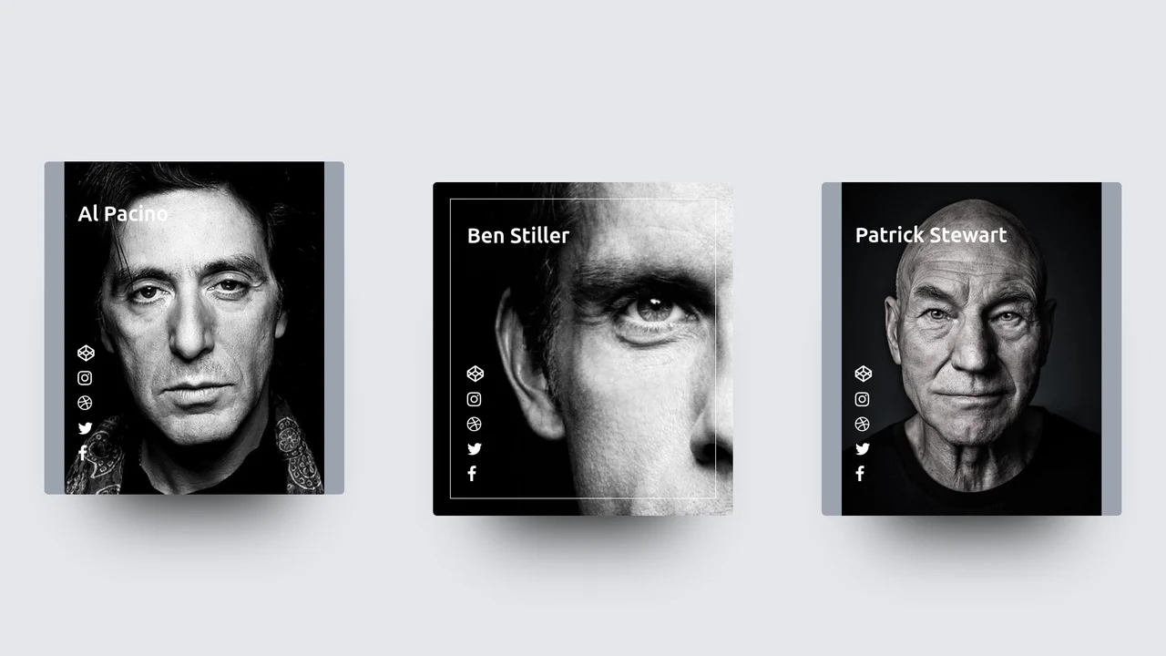 Profile Hover Effect with Tailwind