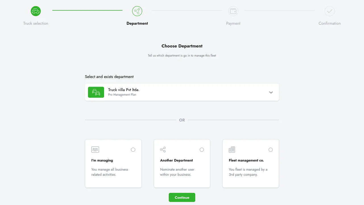 Fleet Steps Creation Flow (Tailwind CSS)