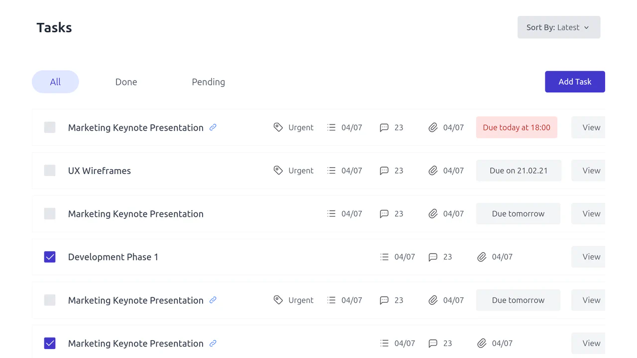 Free Tailwind CSS Advanced Table Component