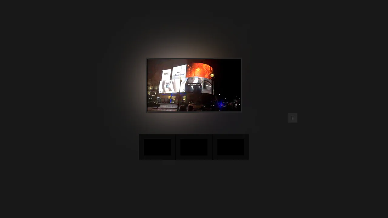 Pure CSS Home Media (Ambilight)