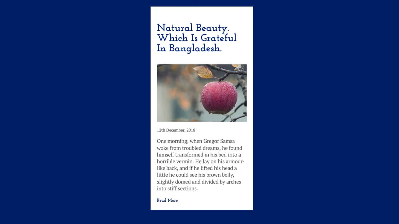Blog Card