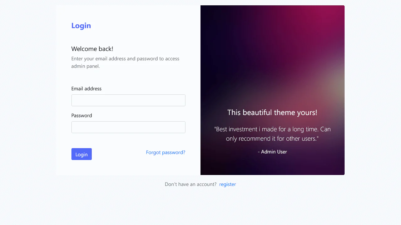 Bootstrap Login with Overlay Image