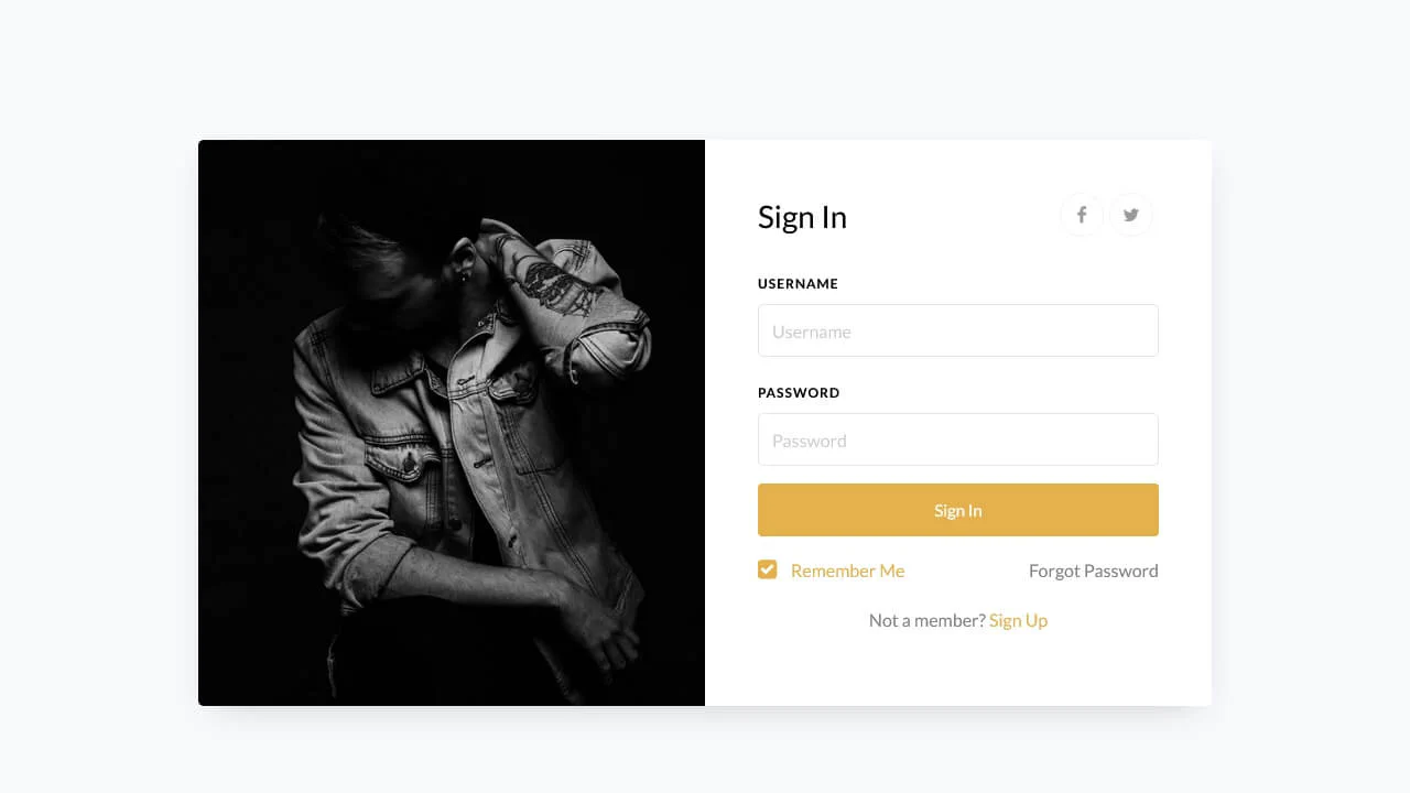 Bootstrap Login Form #14