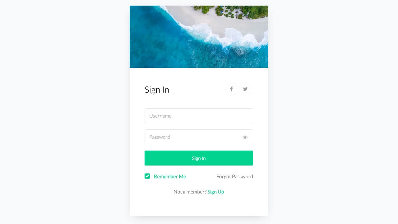 Bootstrap Login Form #15