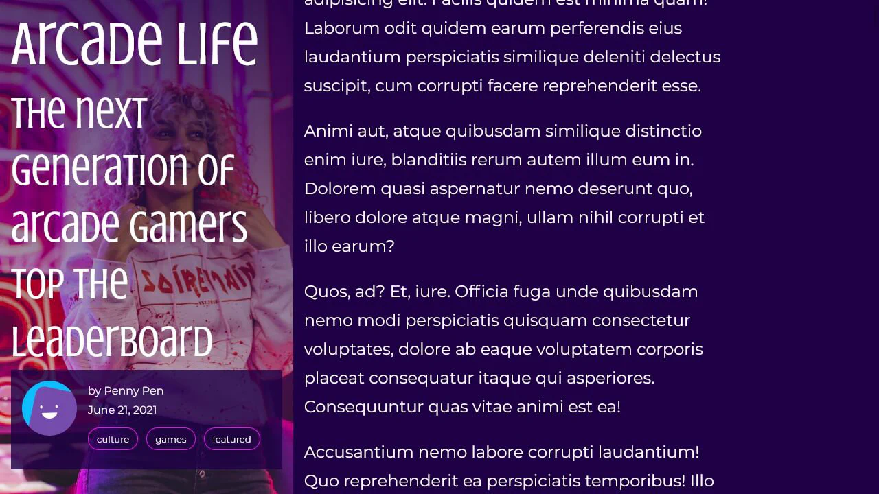 Magazine Layout