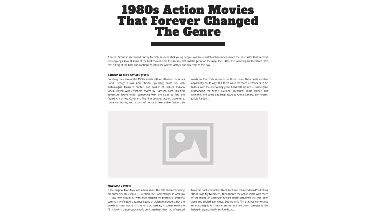 Responsive Magazine Layout 3