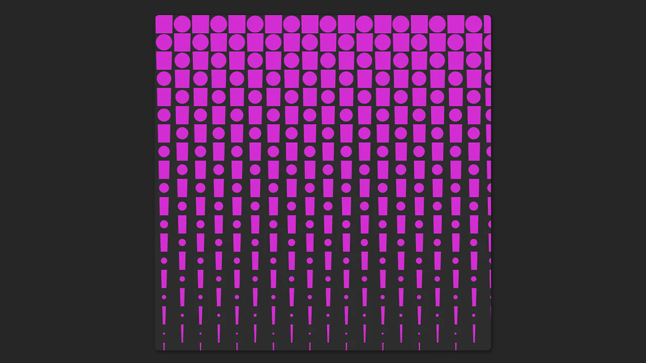 1 div, Pure CSS Halftone Dash Dot Pattern