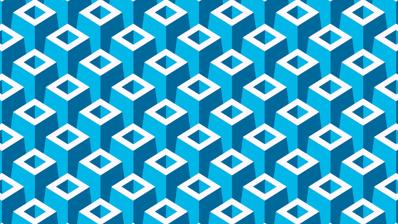 3D Chimneys Field Tessellated Pattern. No Div. Pure CSS