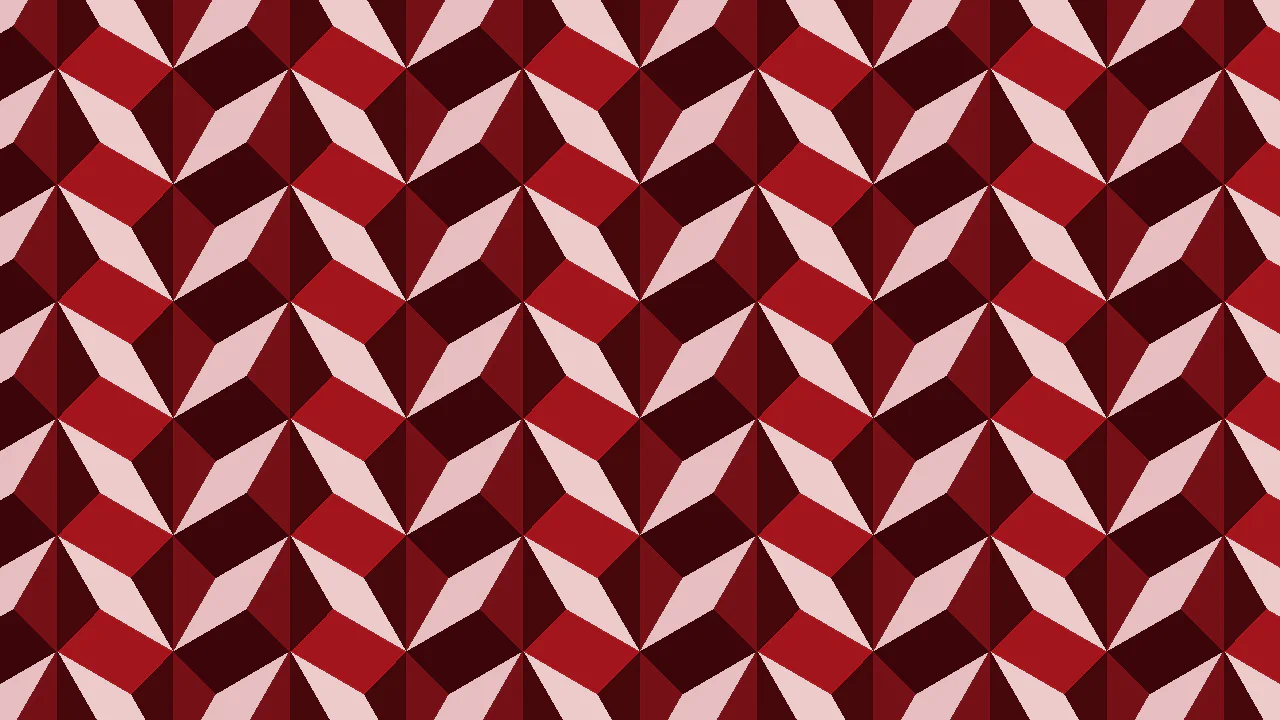 3D Wedge Tessellated Pattern. No Div. Pure CSS
