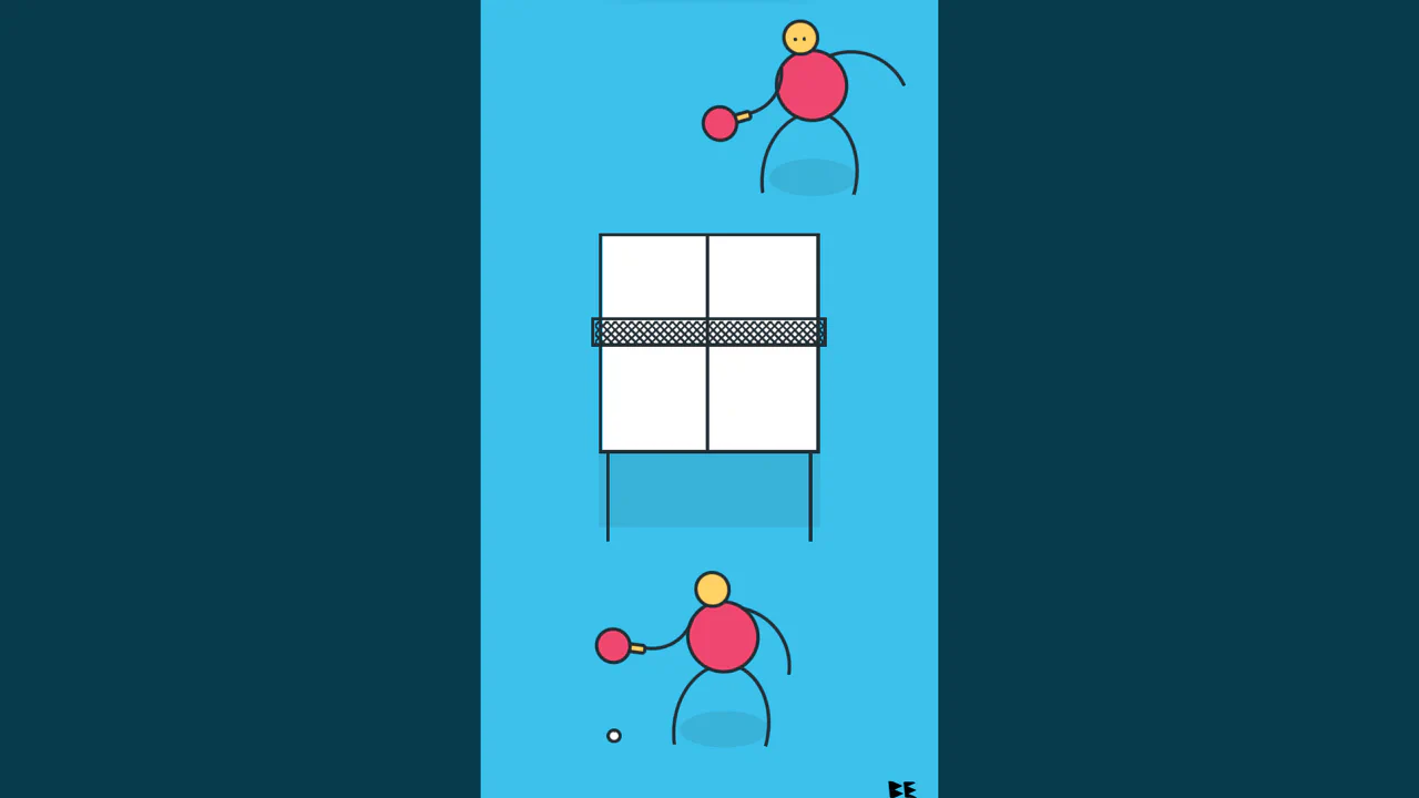 A Pure CSS Table Tennis Game