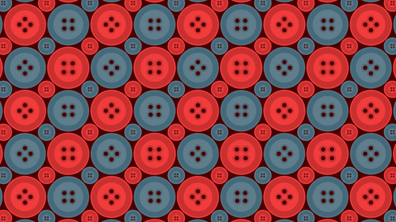 Buttons Tessellated Pattern. No Div. Pure CSS
