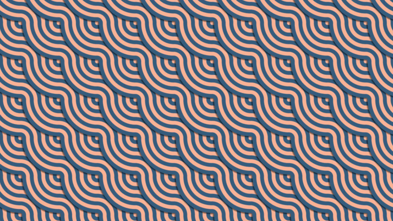 Diagonal Wavy Pattern