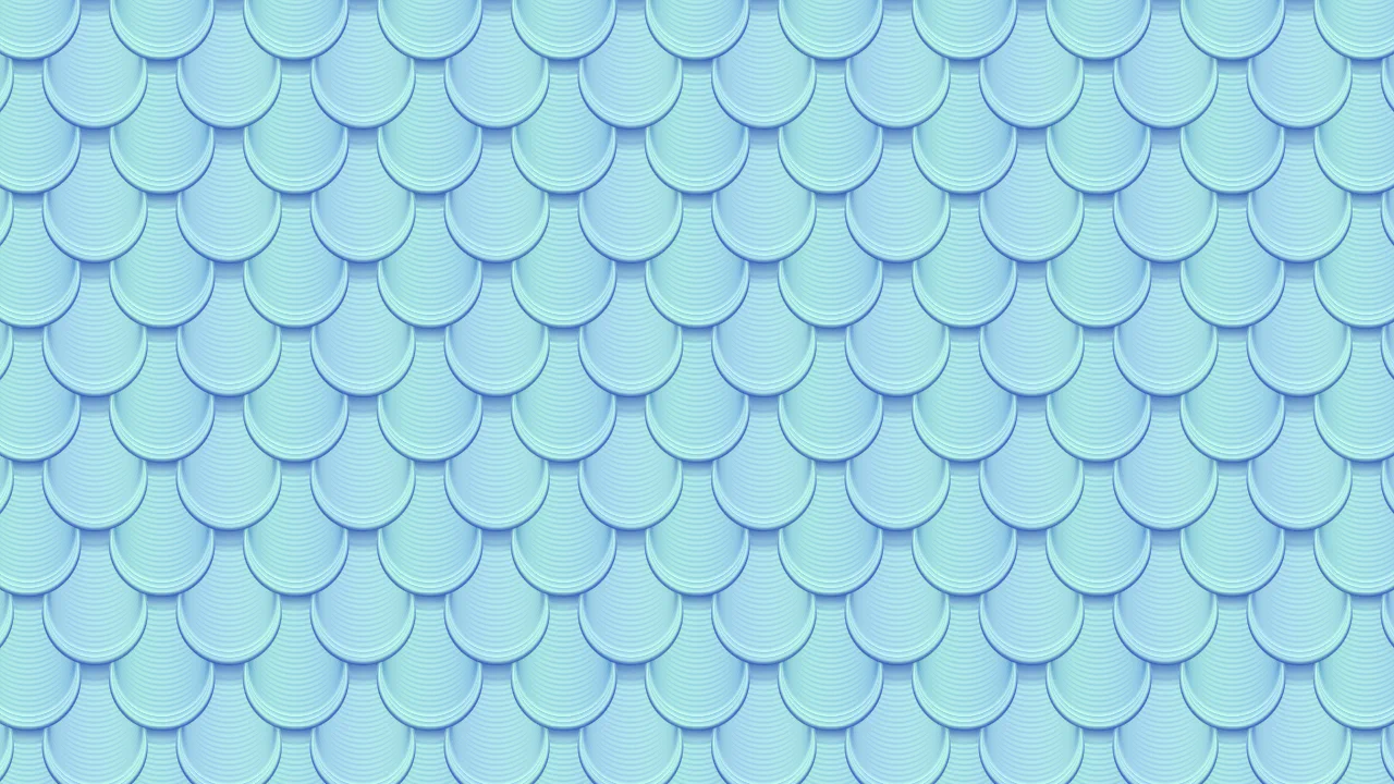 Fish Scales Tessellated Pattern. No Div. Pure CSS