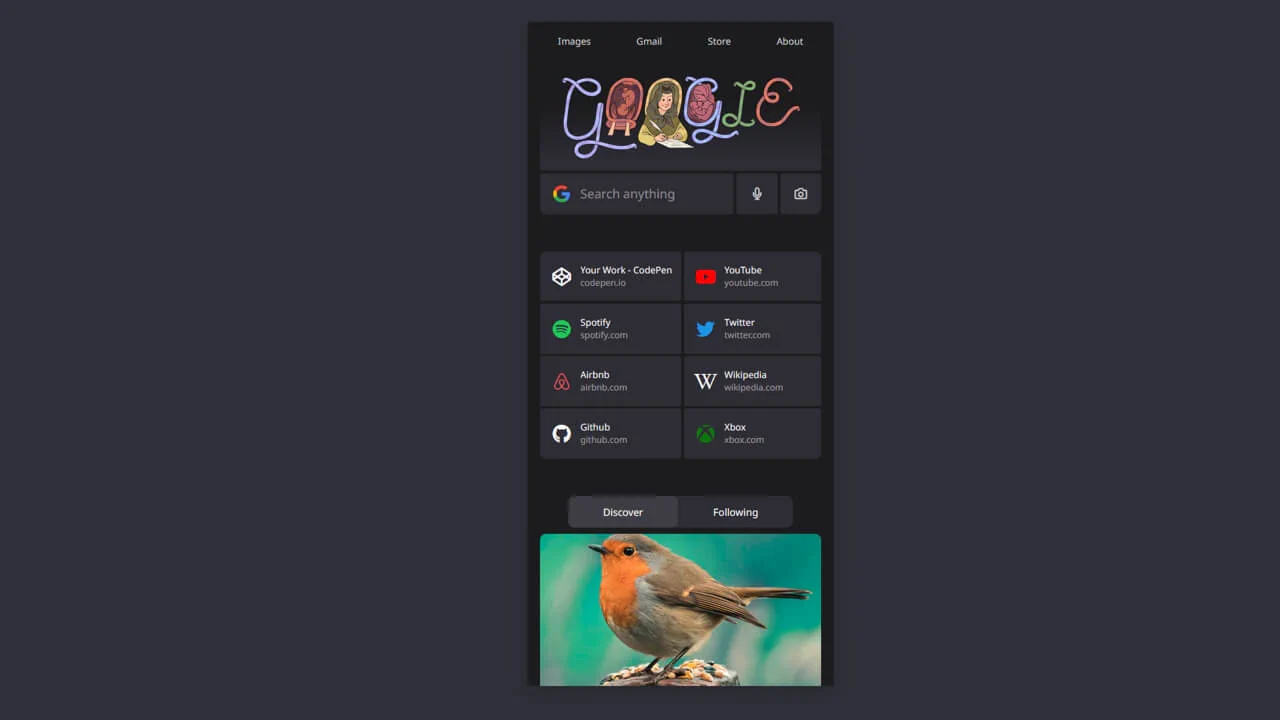 Google Search - Redesign