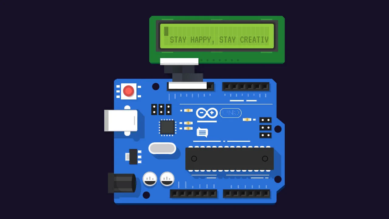 No DIV Arduino UNO with LCD Display and Animation