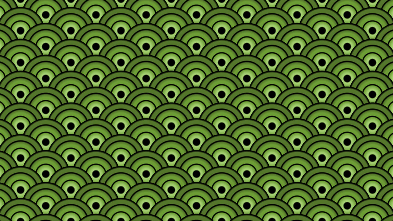 Overlapping Circles Field Tessellated Pattern. No Div. Pure CSS