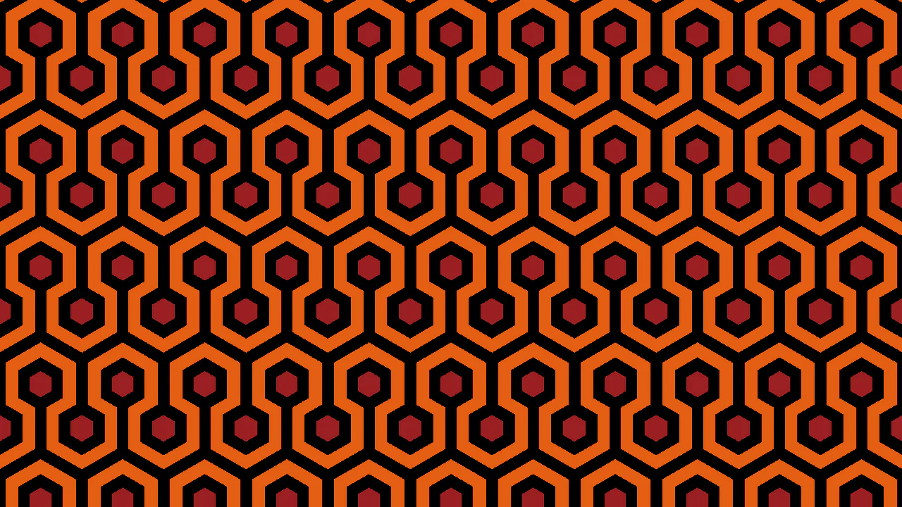 Overlook Hotel Tessellated Pattern. No Div. Pure CSS