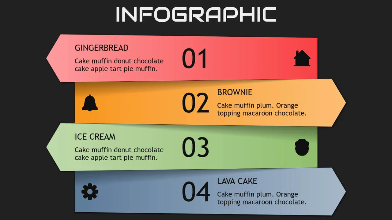 Pure CSS Infographic: Angled