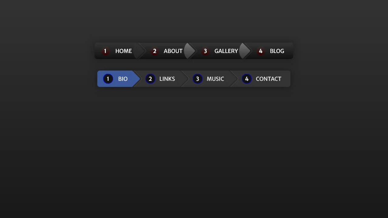 Pure CSS3 Breadcrumb Navigation