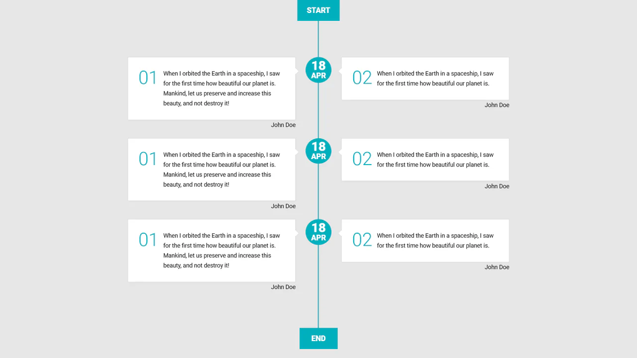 Responsive Vertical Timeline