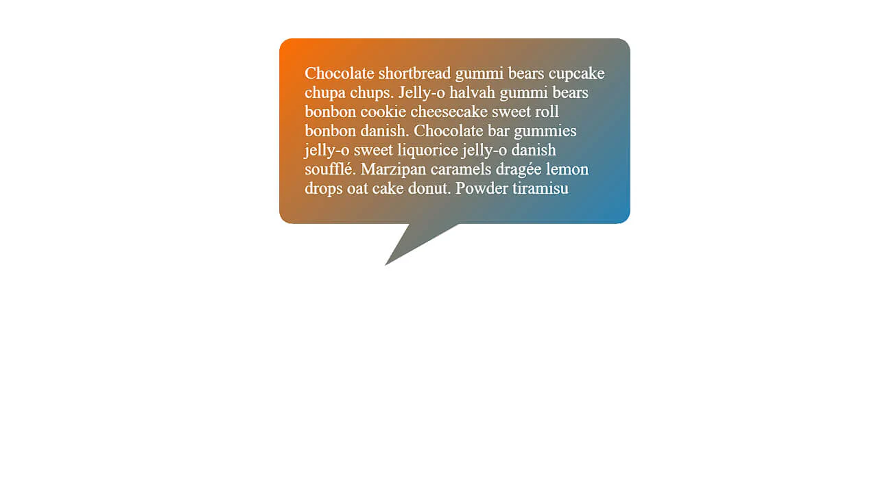Rounded Tooltip CSS Only