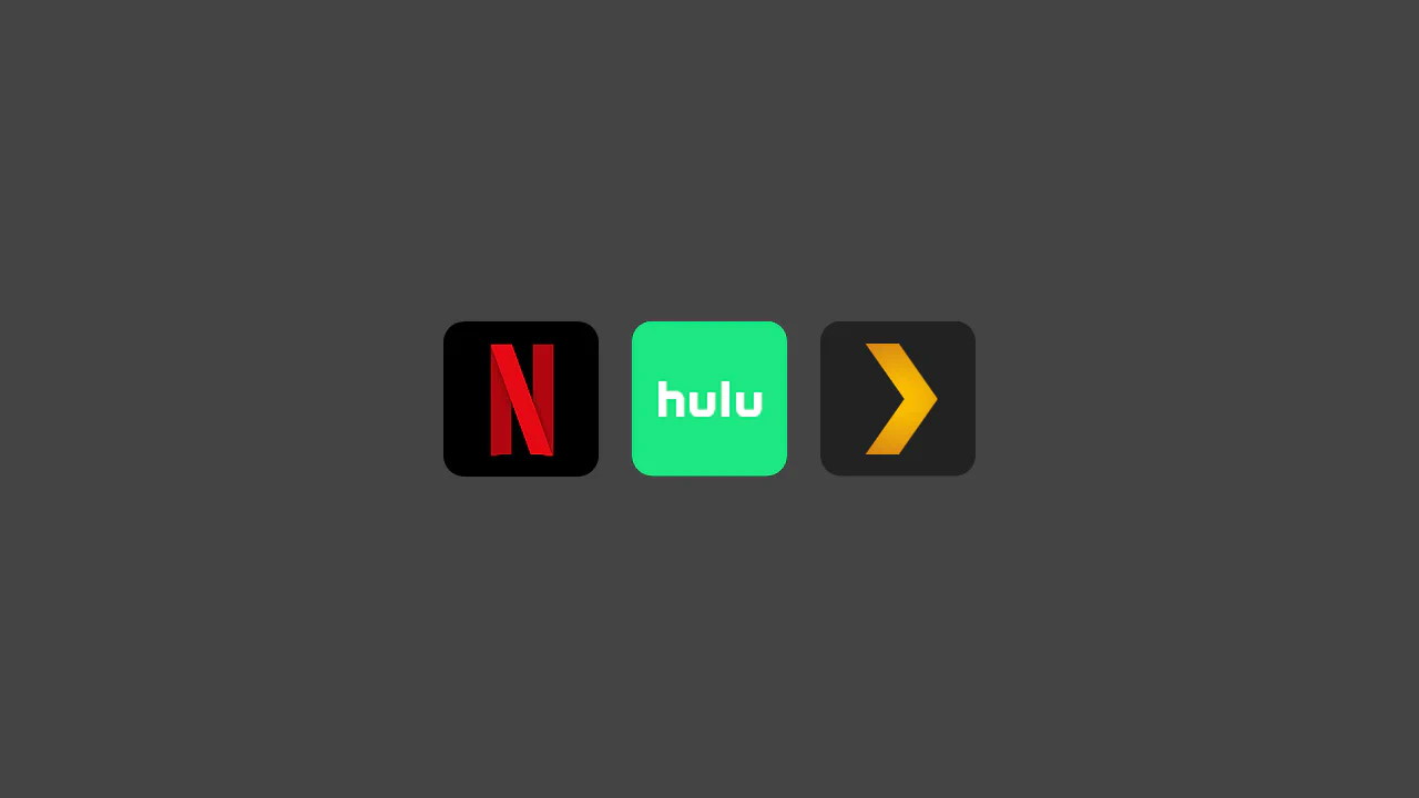 Single Div CSS Set of Streaming Icons