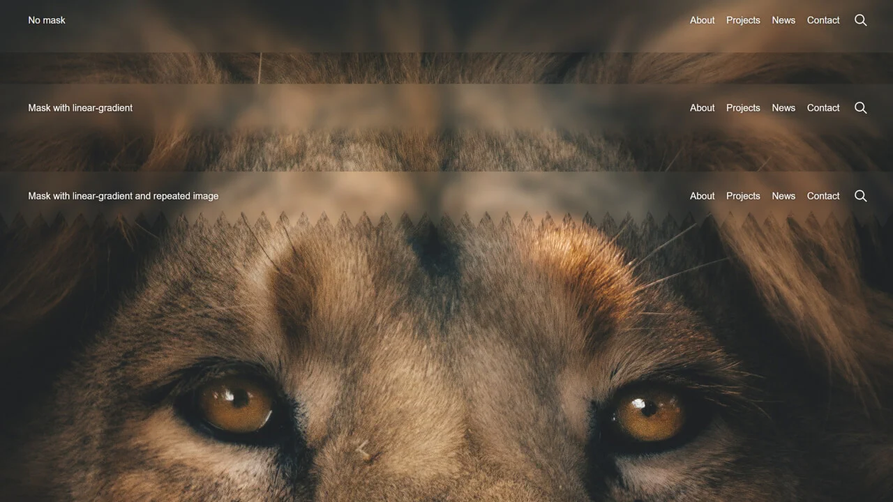 Smooth Backdrop Filter on Sticky Navigation