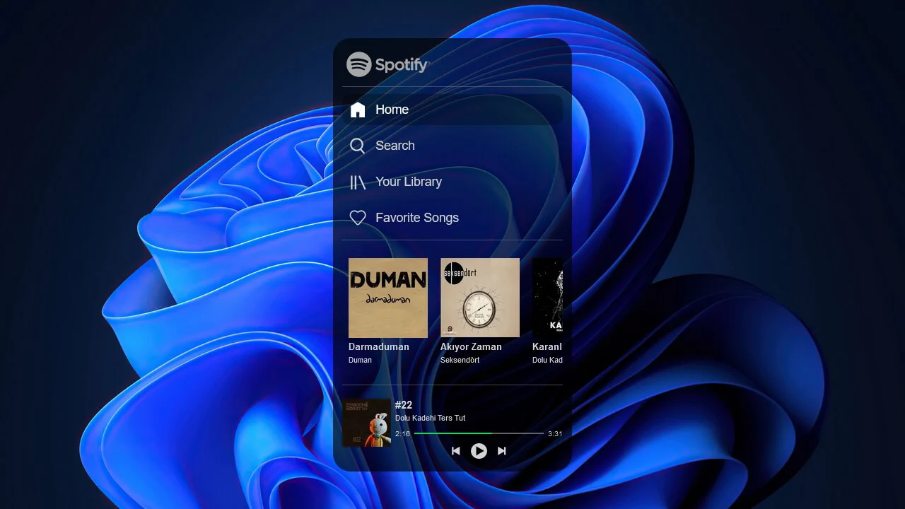 Spotify Music Player
