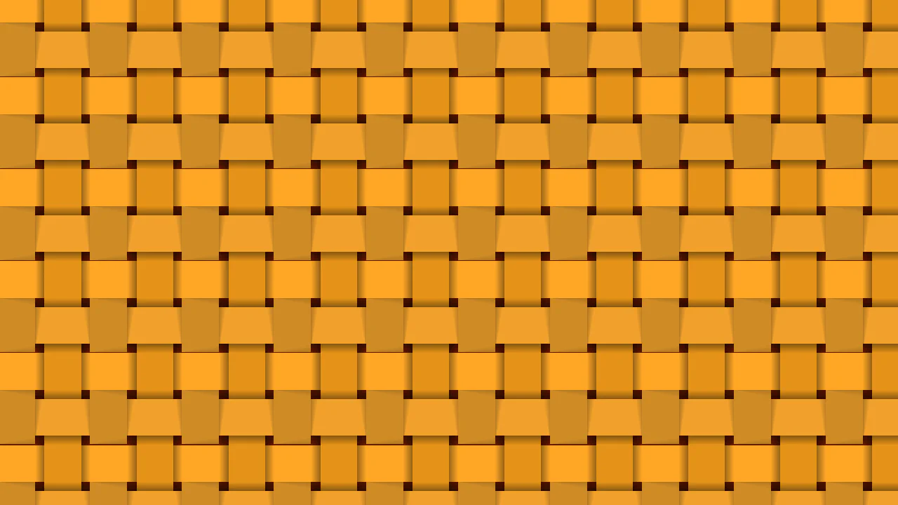 Wooden Basket Tessellated Pattern. No Div. Pure CSS
