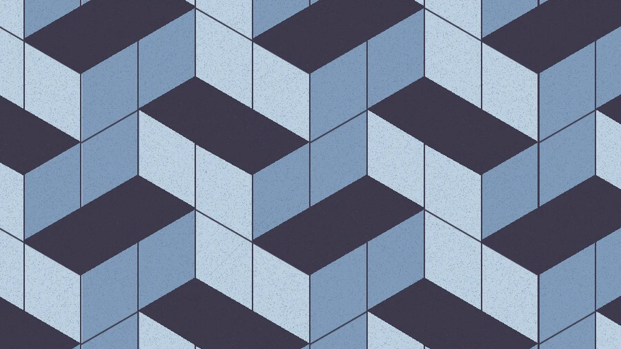 Pure CSS 3D Mini Cubes Tessellated Pattern