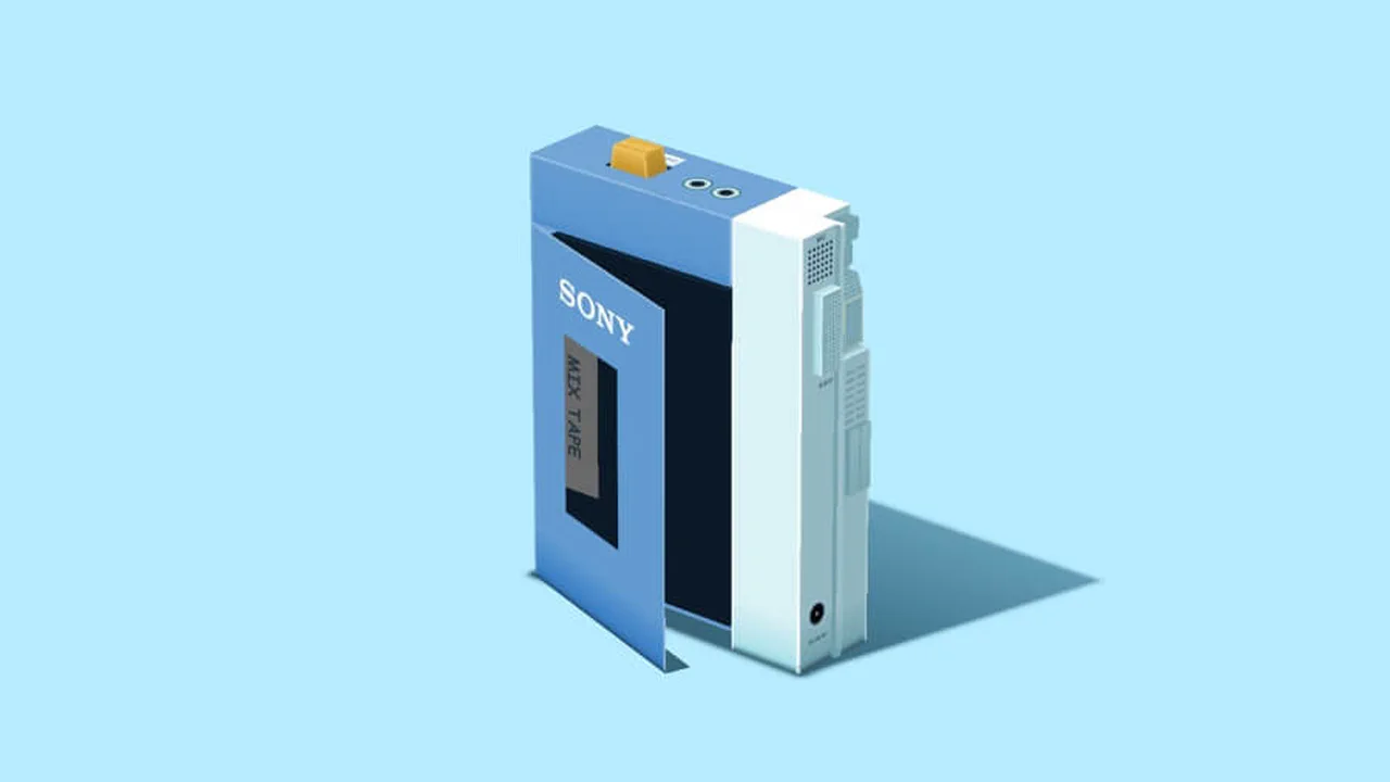 Pure CSS Art: 3D Walkman