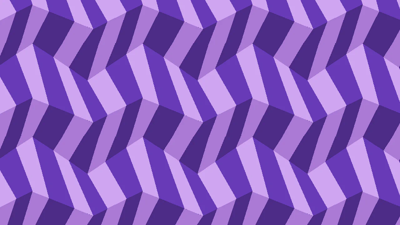 Pure CSS 3D ZigZagged ZigZag Tessellated Pattern