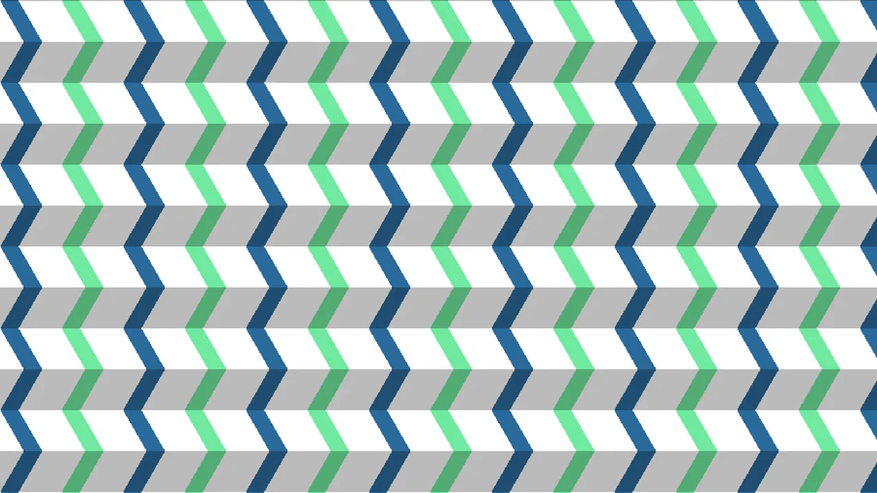 Folded Zig Zag Pattern