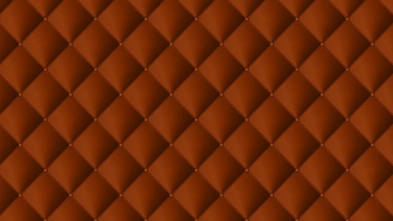 Pure CSS Leather Sofa Tessellated Pattern