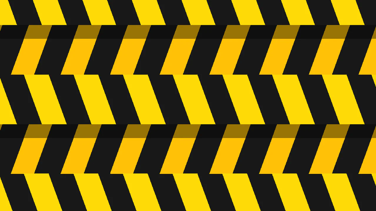 Pure CSS Police Line Tessellated Pattern