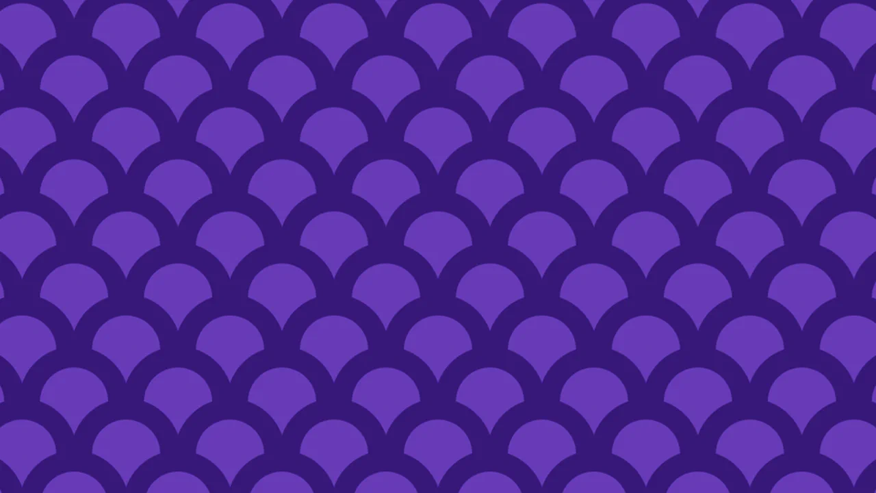 Pure CSS Purple Scales Tessellated Pattern
