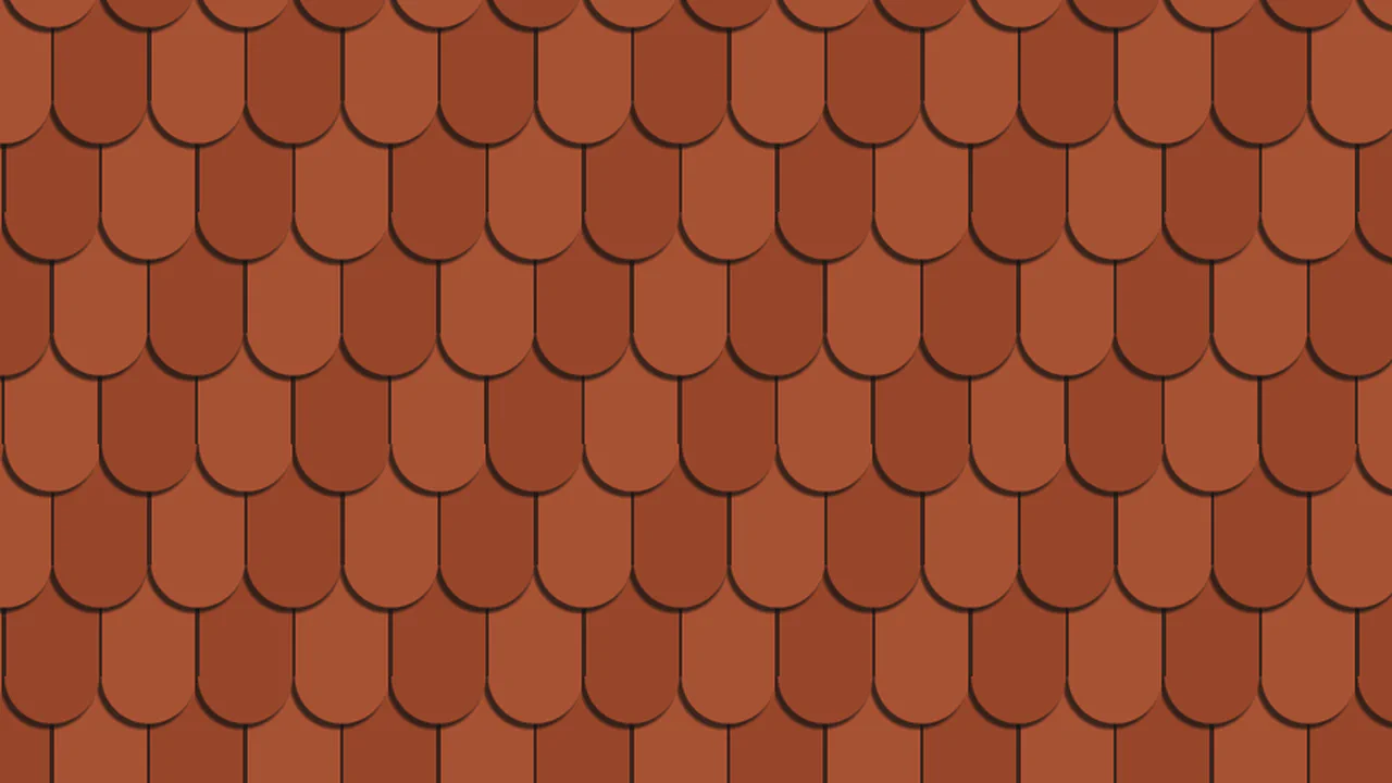 Pure CSS Roof Tile Tessellated Pattern