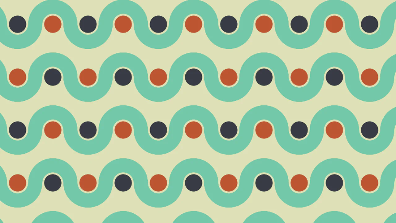 Wavy Dotted Pattern