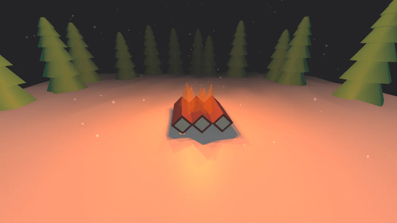 3D Campfire