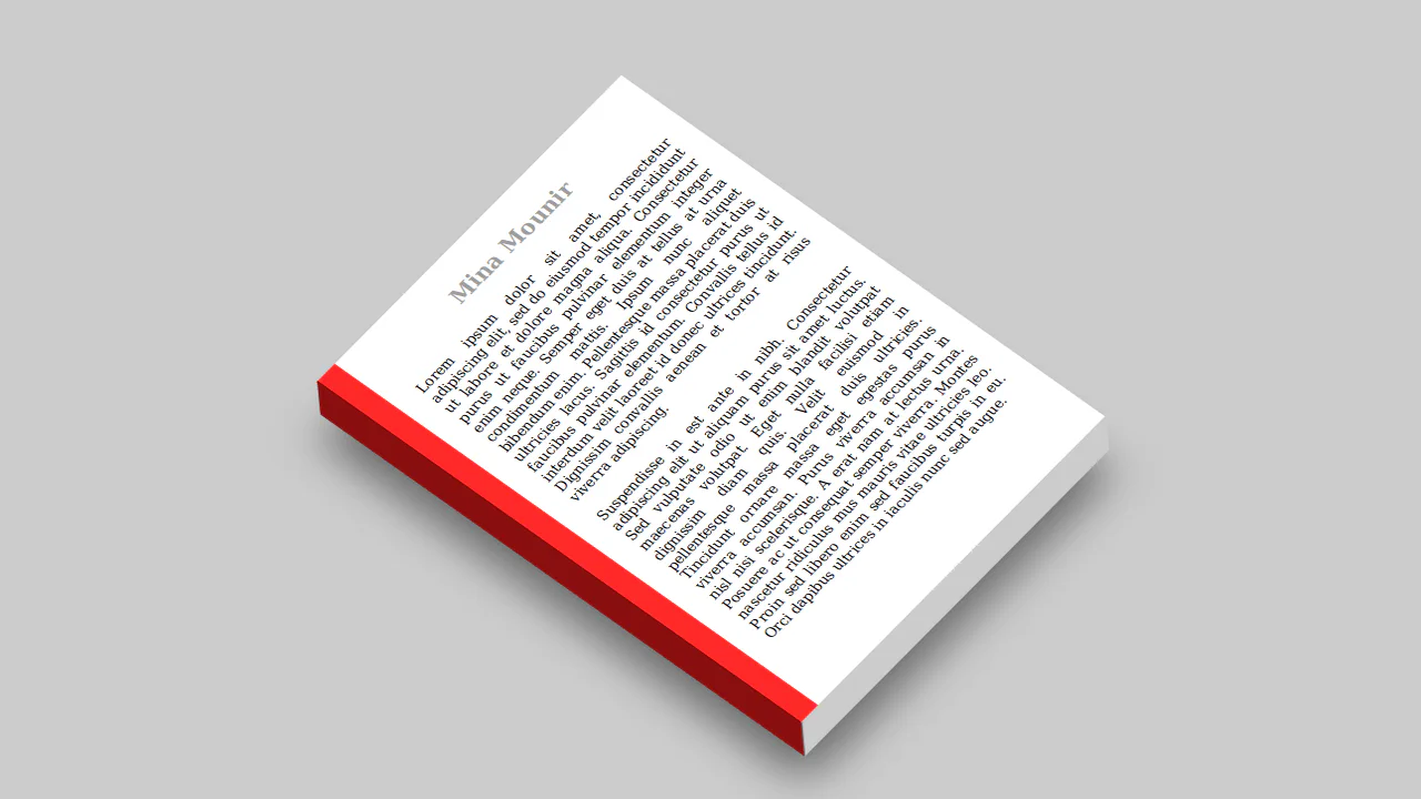 3D Book Design