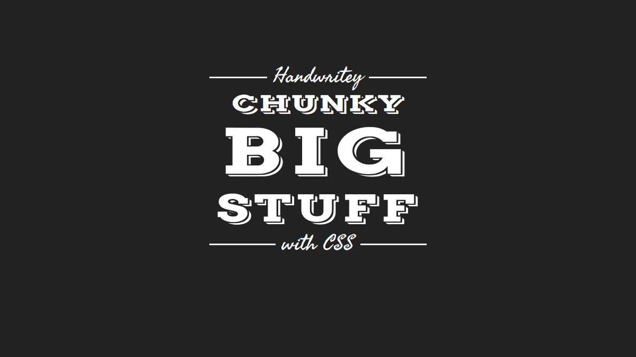 3D Text - CSS Only