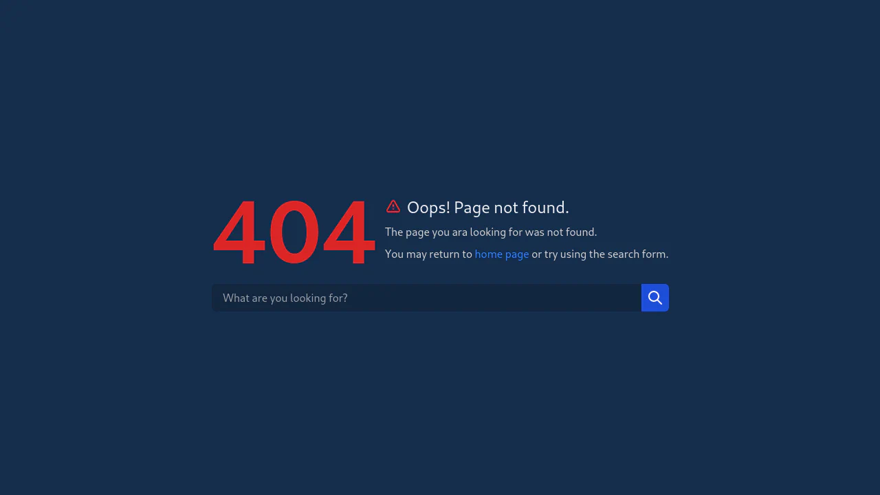 404 with Dark & Light Mode