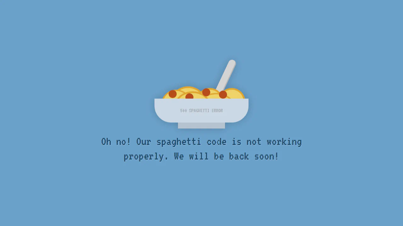 500 HTTP Error