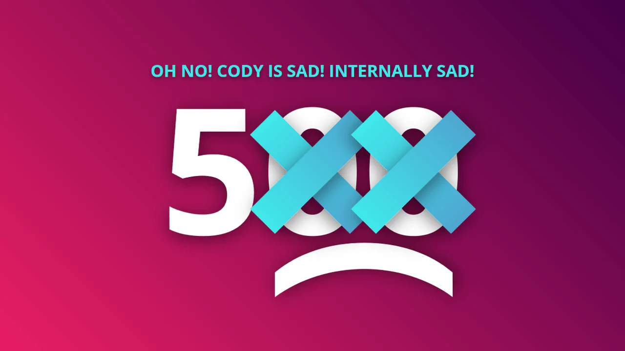 500 - Internal Error Page in HTML