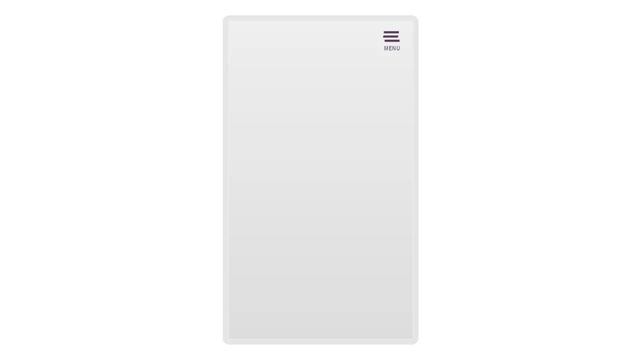 Animated Mobile Menu