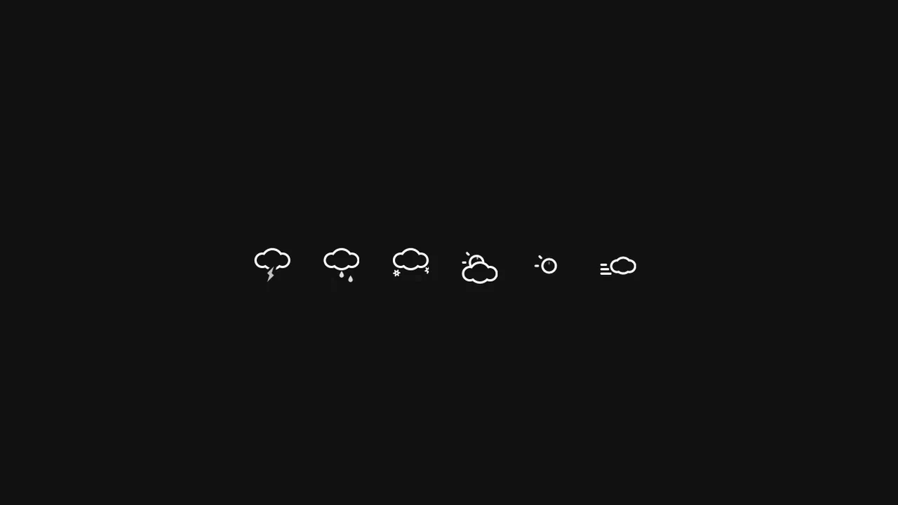 Animated SVG Weather Icons