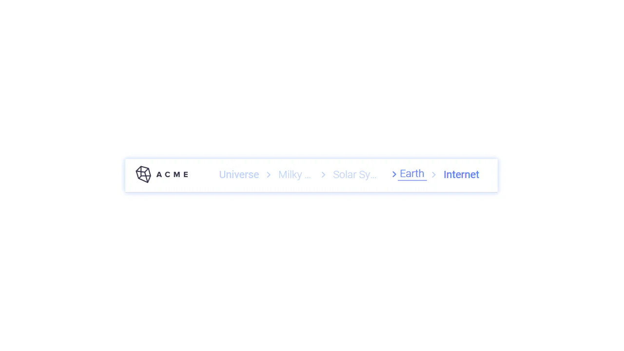 Breadcrumbs with Smart Ellipsis (Flex)