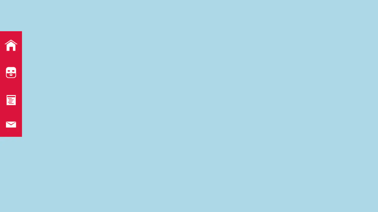 3D Rotating Sidebar Navigation