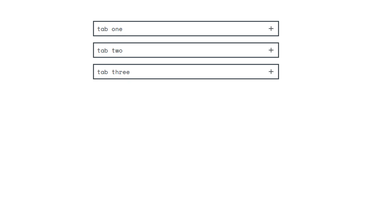 CSS Accordion Menu
