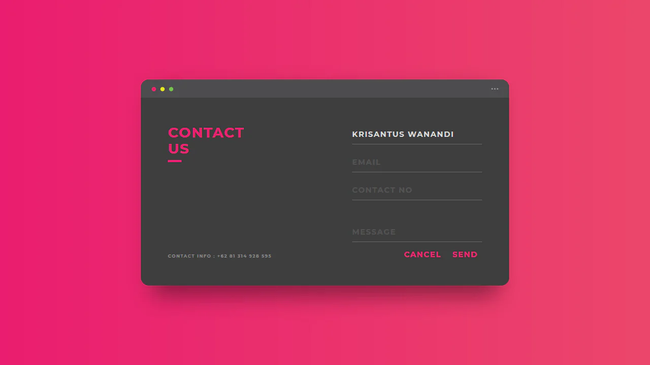 Contact Us Form